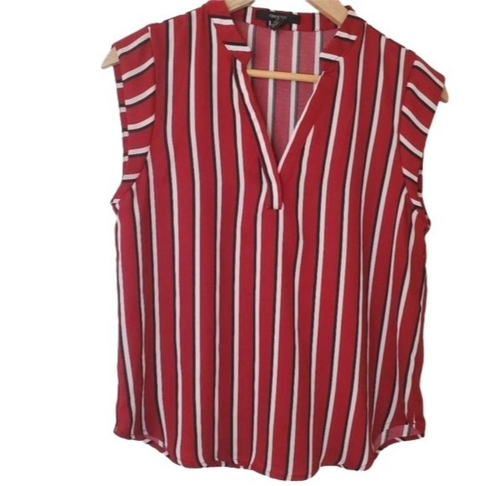 FOREVER 21 | Sleeveless Stripe Blouse